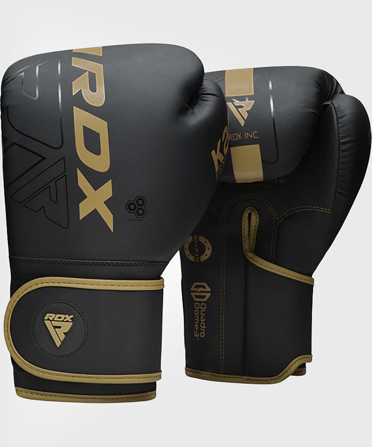 RDX F6 Kara Boxing Gloves - Black/Gold