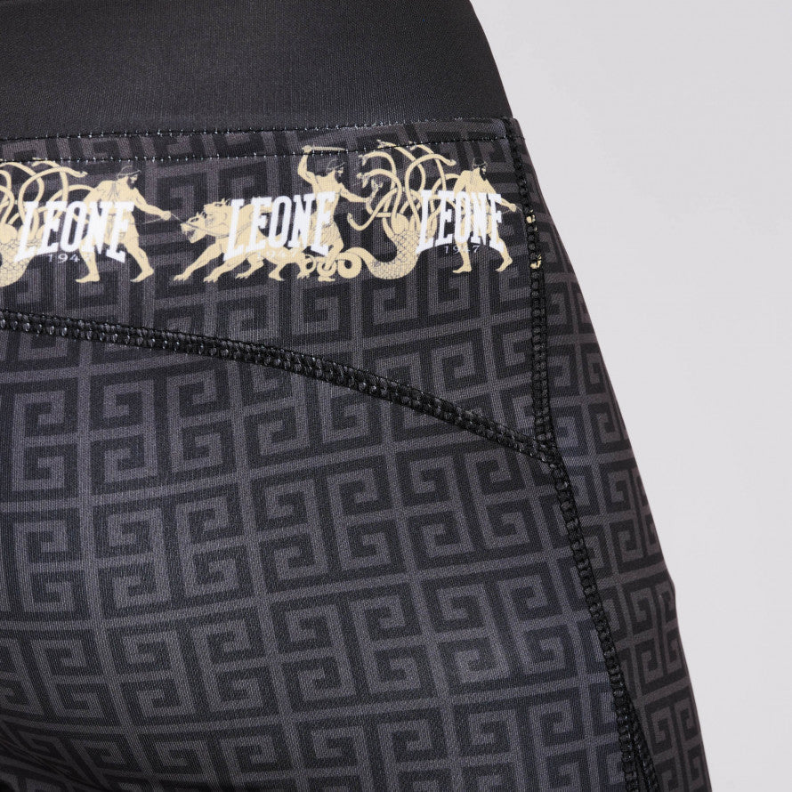 Leone Eracle Pantalones de Compresión - Negro/Grau