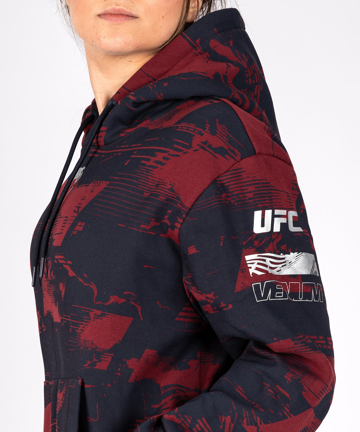 UFC Zenith by Venum Authentic Fight Week Felpa Donna - Blu navy/Bordeaux/Argento