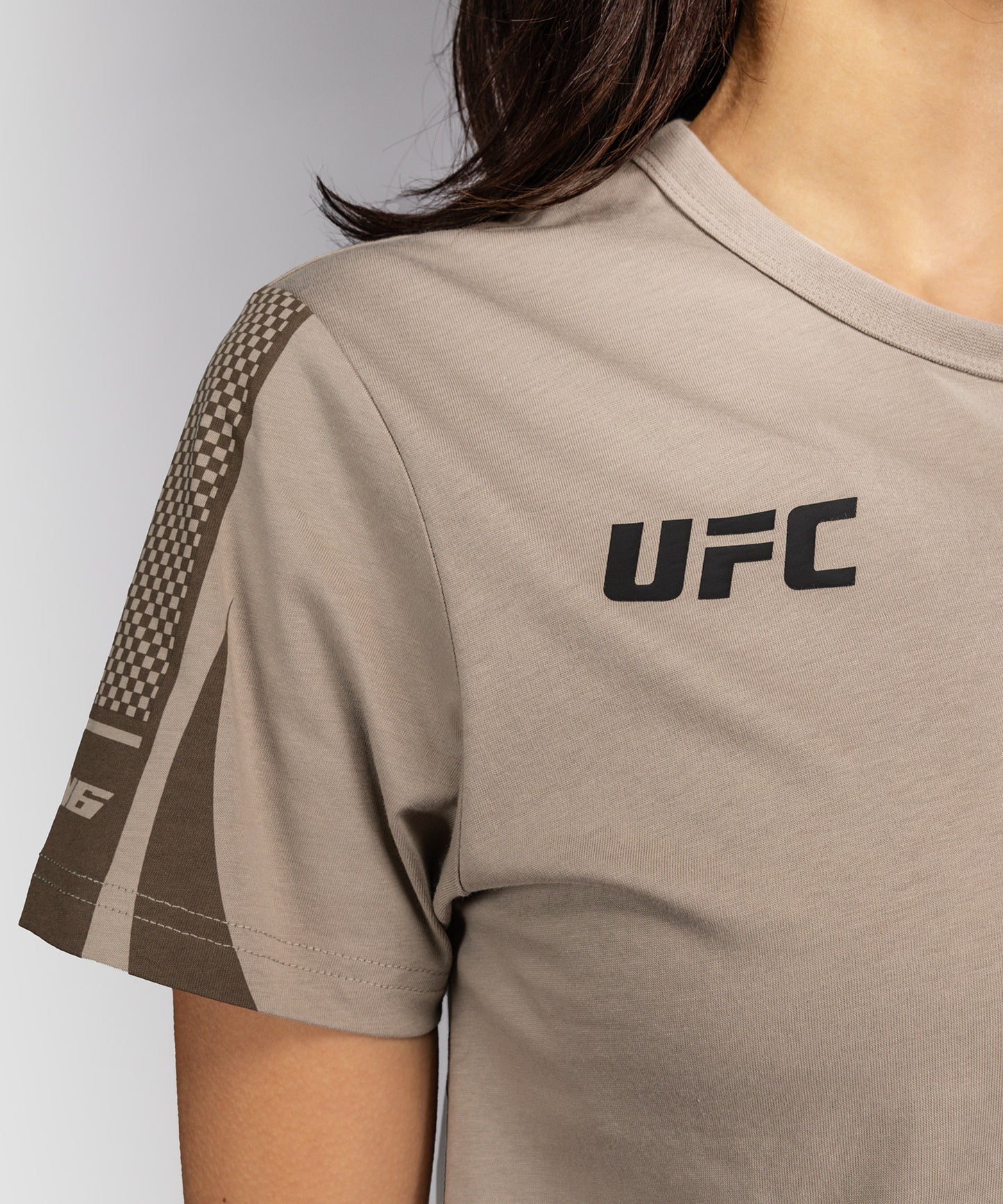 Venum UFC Unity by Venum Authentic Fight Week Camiseta de Manga Corta para Mujer - Arena