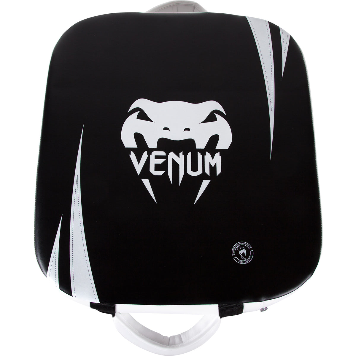 Venum Absolute Square Kick Shield - Skintex Leather - Black/Ice
