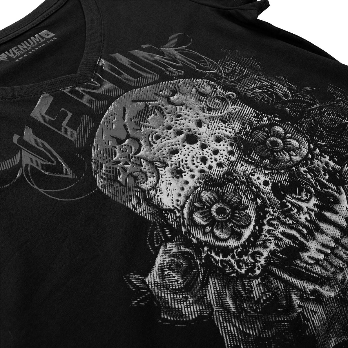 Venum Santa Muerte 3.0 T-shirt - Black/Black - For Women