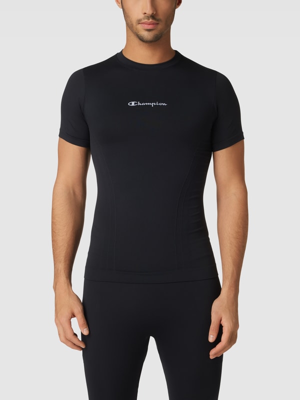 T-Shirt Seamless Champion - Noir