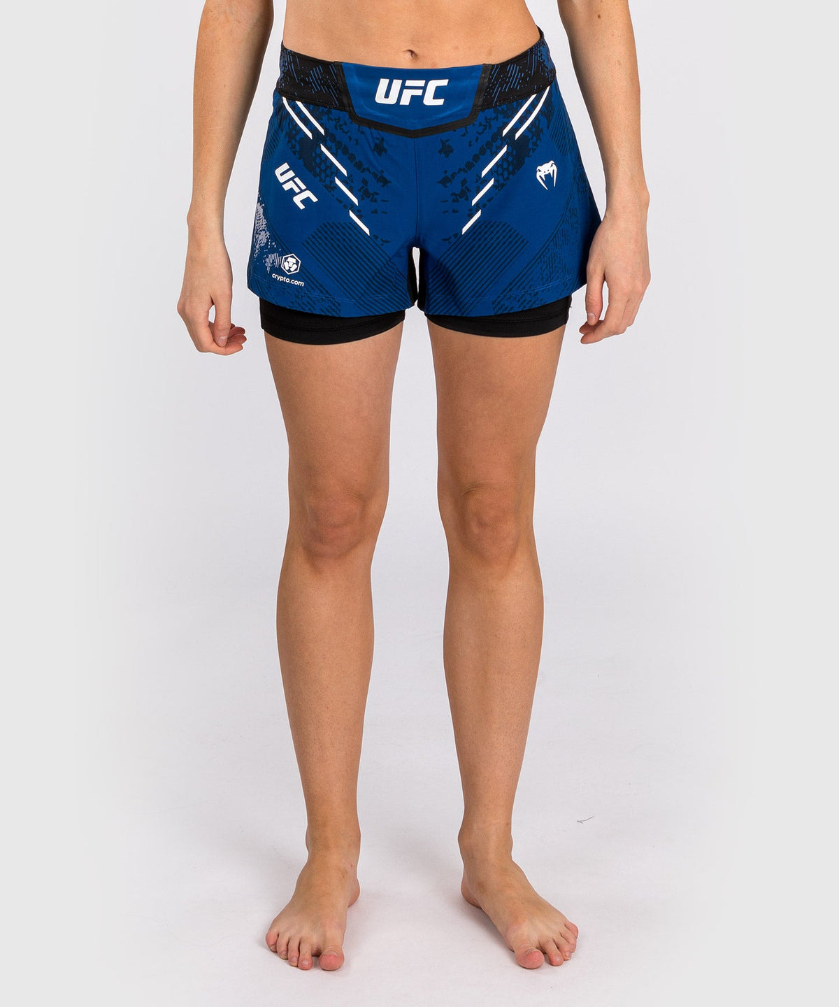 Women's UFC Adrenaline by Venum Authentic Fight Night Shorts - Blue