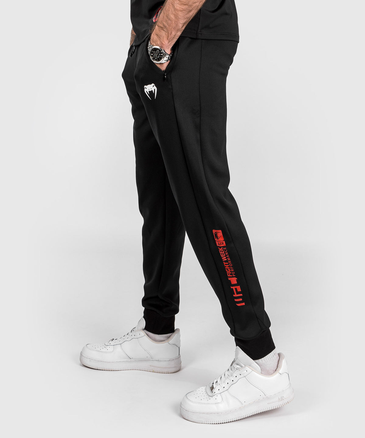 UFC Adrenaline by Venum Fight Week Pantaloni da jogging performanti da Uomo - Nero