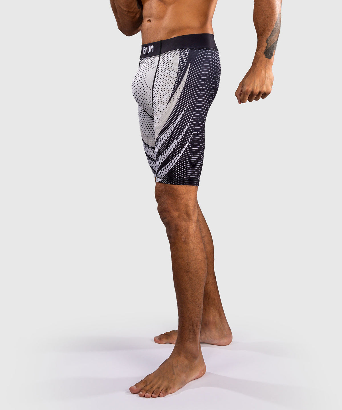 Venum Galactic 3.0 Pantaloncini a Compressione - Bianco Sporco/Nero
