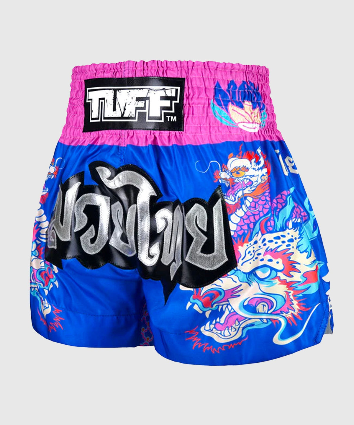 Tuff Dragonforce Pantalones de Muay Thai - Azul