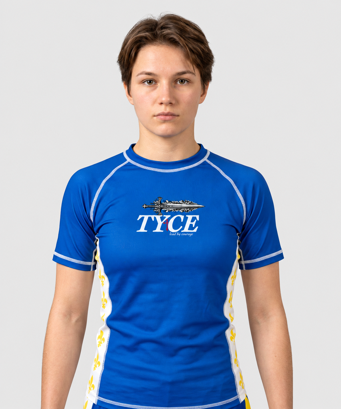 TYCE CULTURE OF WAR Jeanne d'Arc Grappling-Rashguard - Blau