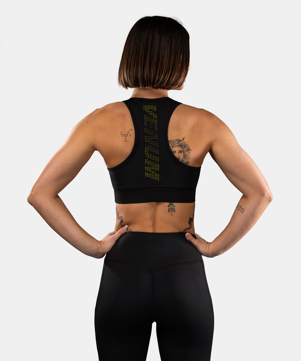 Brassière de Sport Venum Lazer - Noir/Jaune