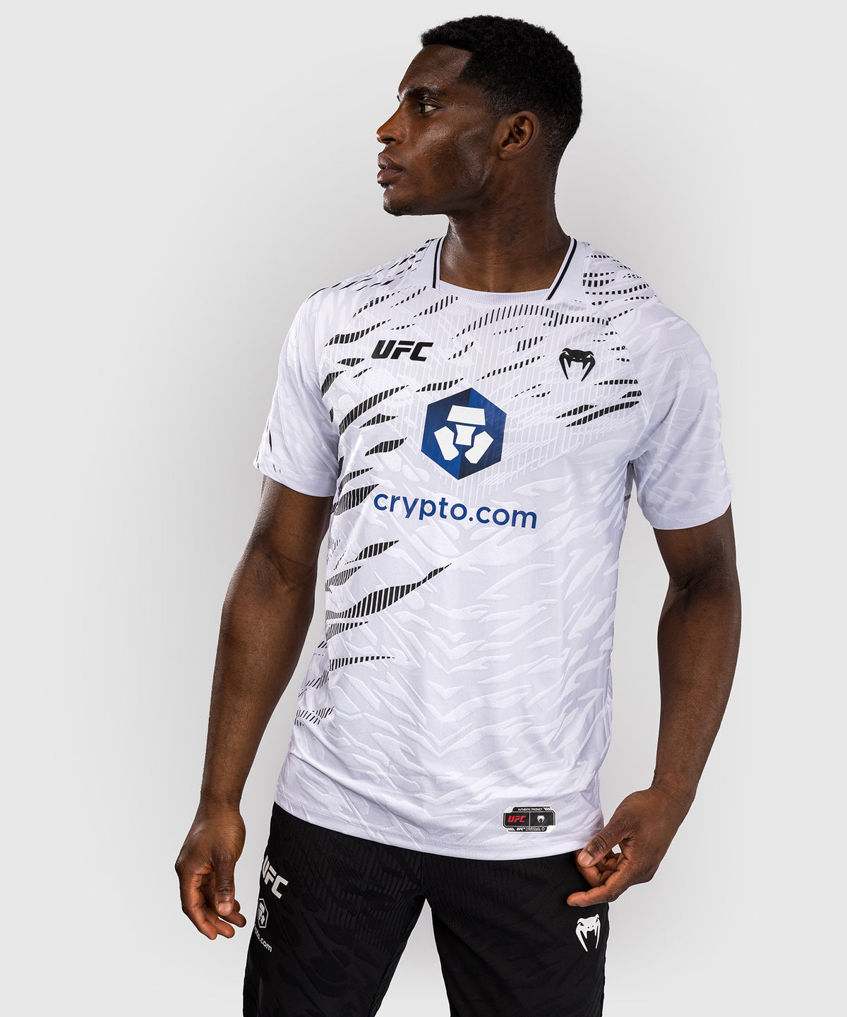 UFC Fusion by Venum Authentic Fight Night Maglietta Dry Tech per Uomo - Bianco