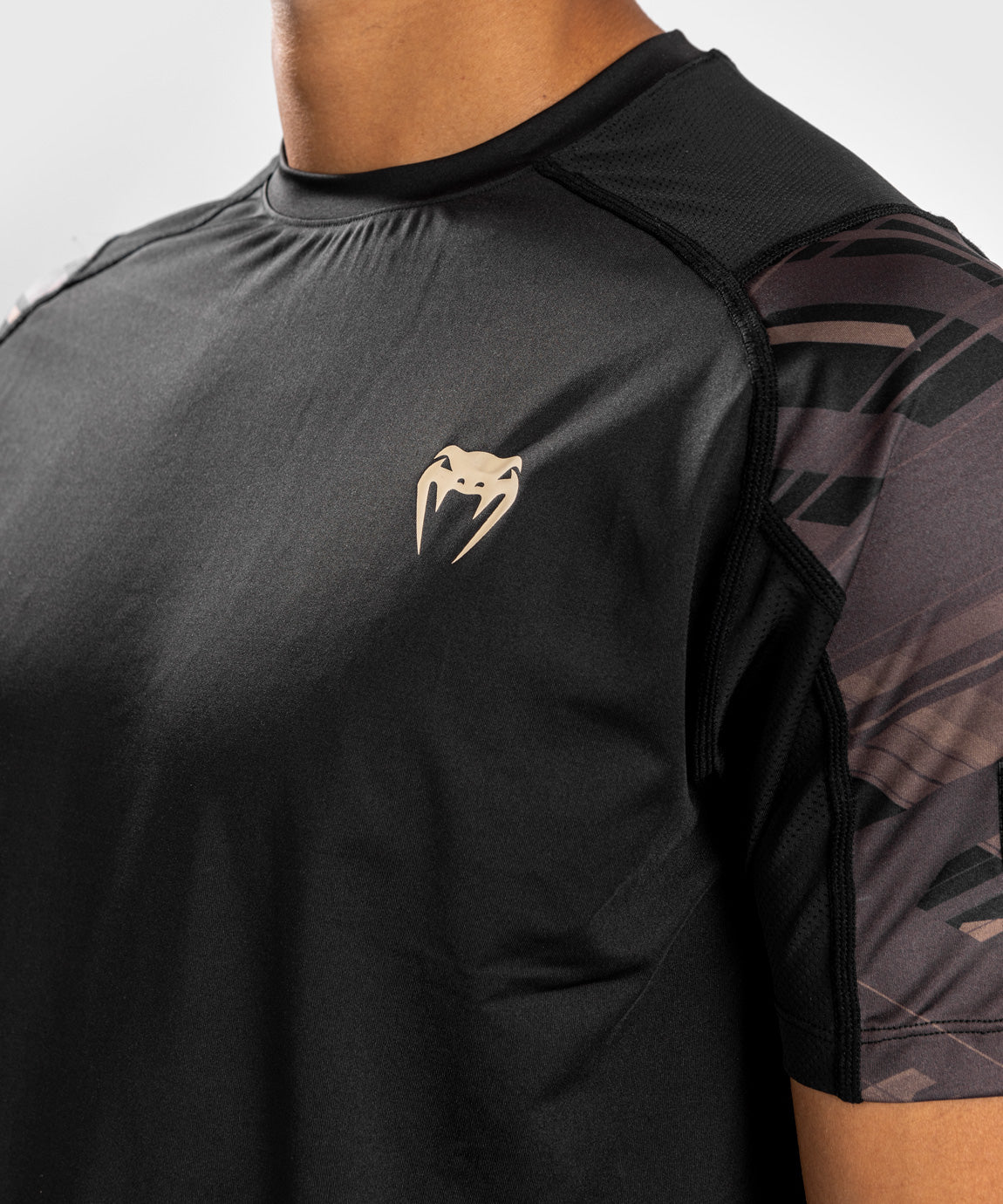 Venum Tecmo 2.0 Dry Tech T-Shirt - Schwarz/Braun