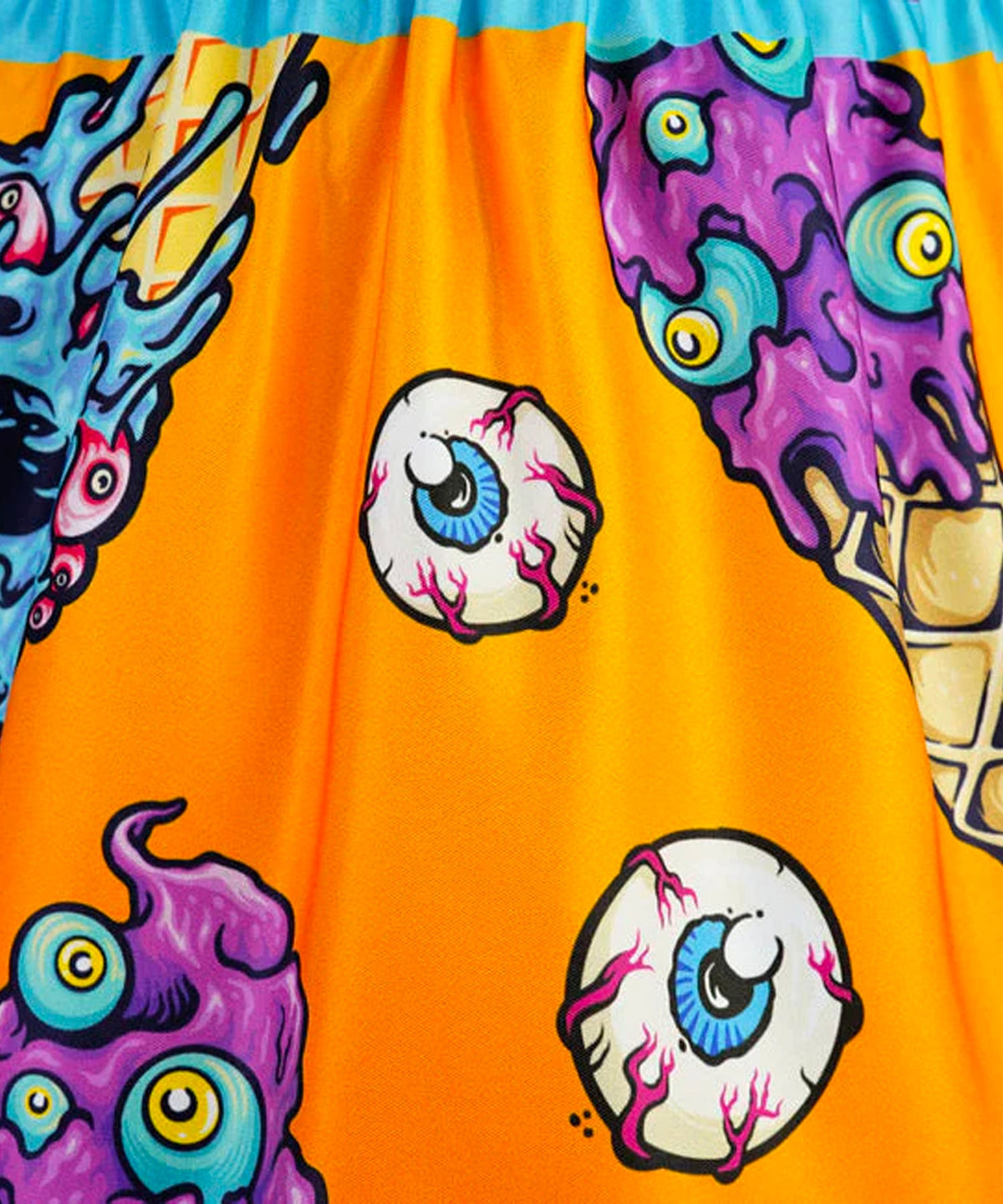 Tuff Eye-Scream Pantalones de Muay Thai - Naranja