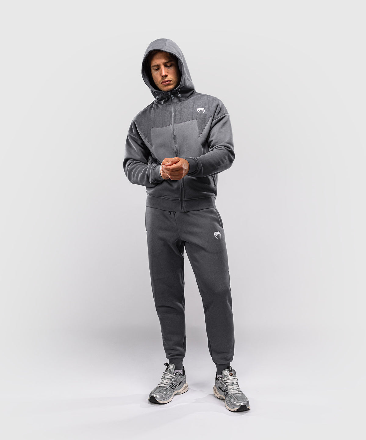 Venum Attack Fleece & Weave Trainingsjacke - Grau