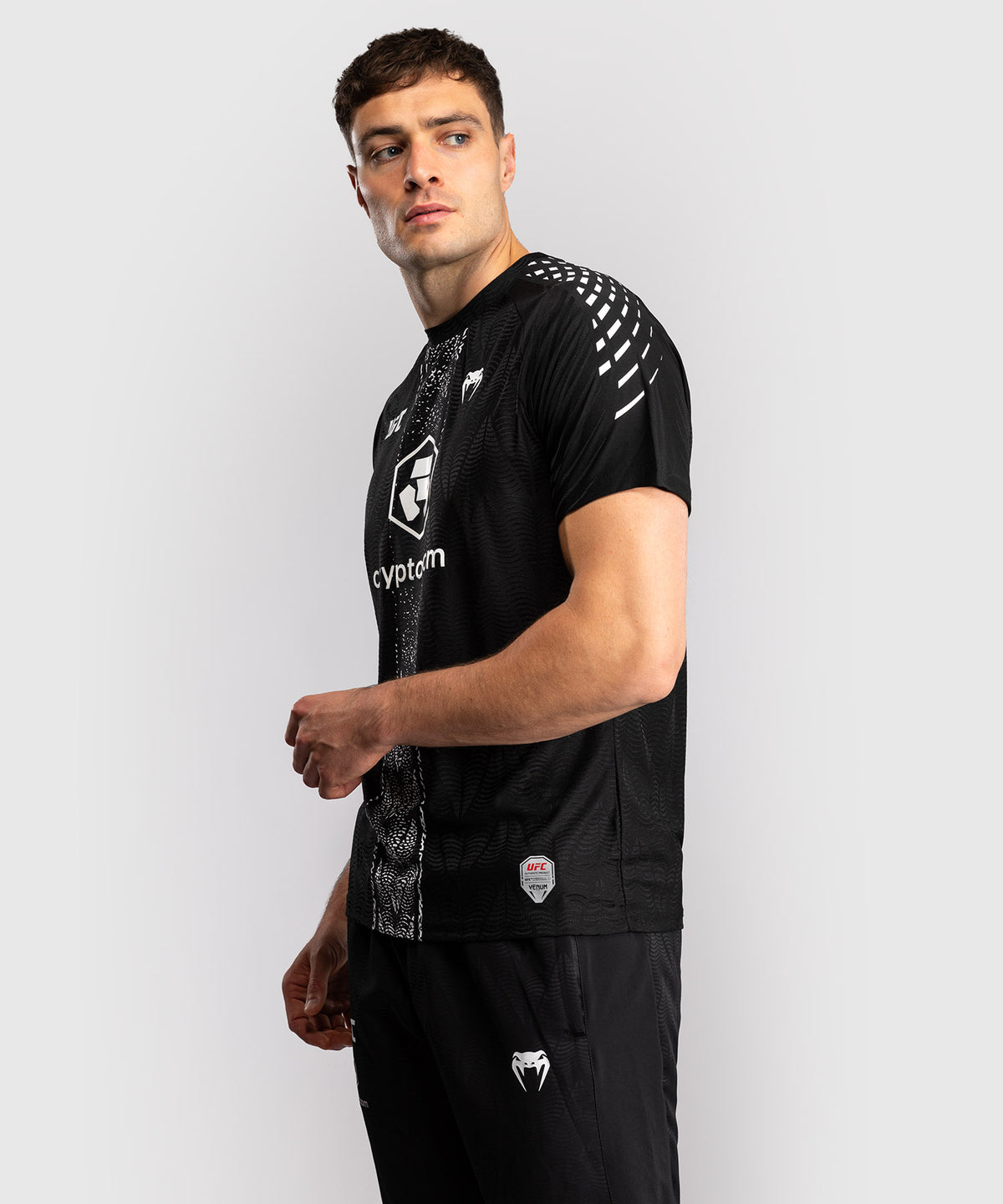 UFC Zenith by Venum Authentic Fight Night Offizielles Walkout-Trikot Herren - Schwarz