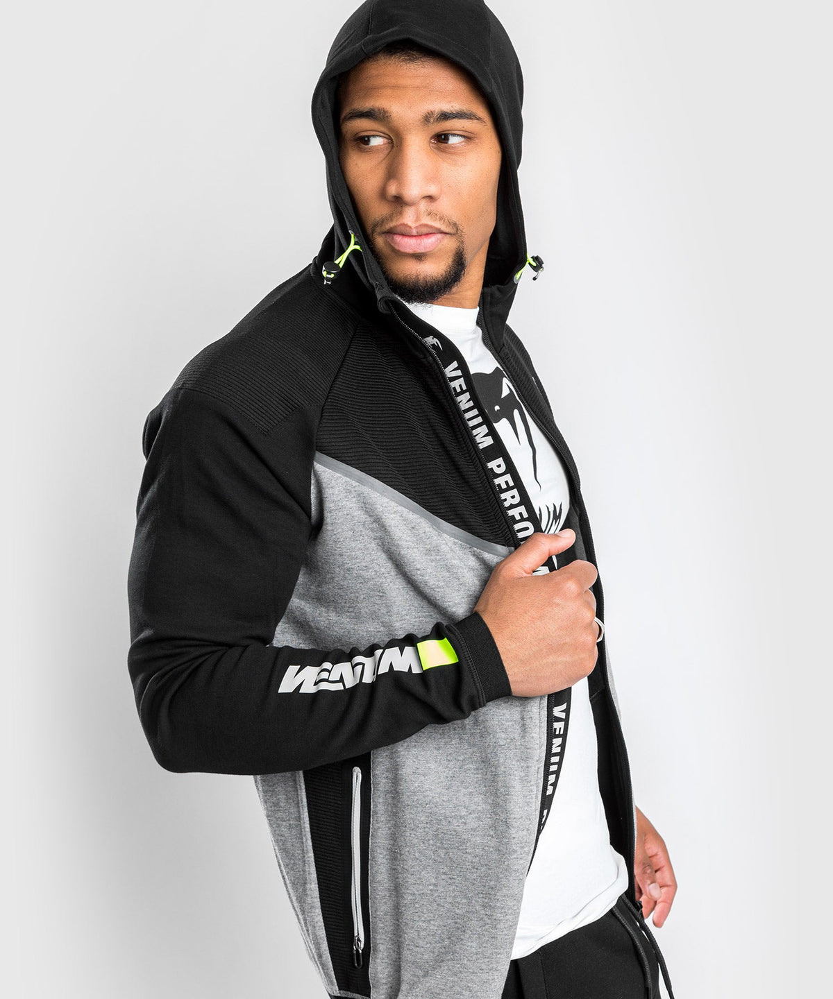 Sweatshirt à Capuche Venum Laser Evo 2.0 - Noir/Gris