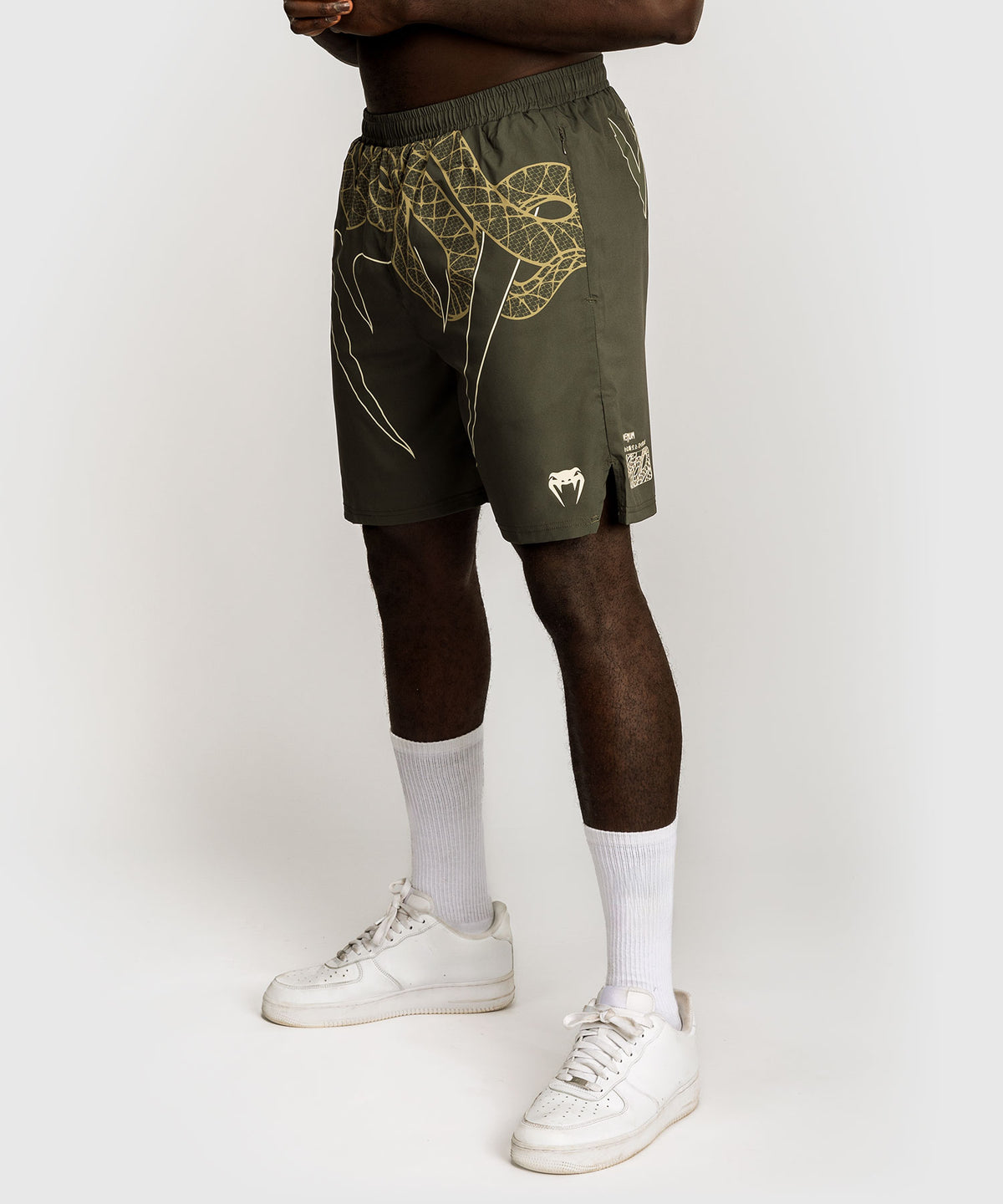 Venum Serpenti Training Shorts - Khaki/Bronze/Ivory