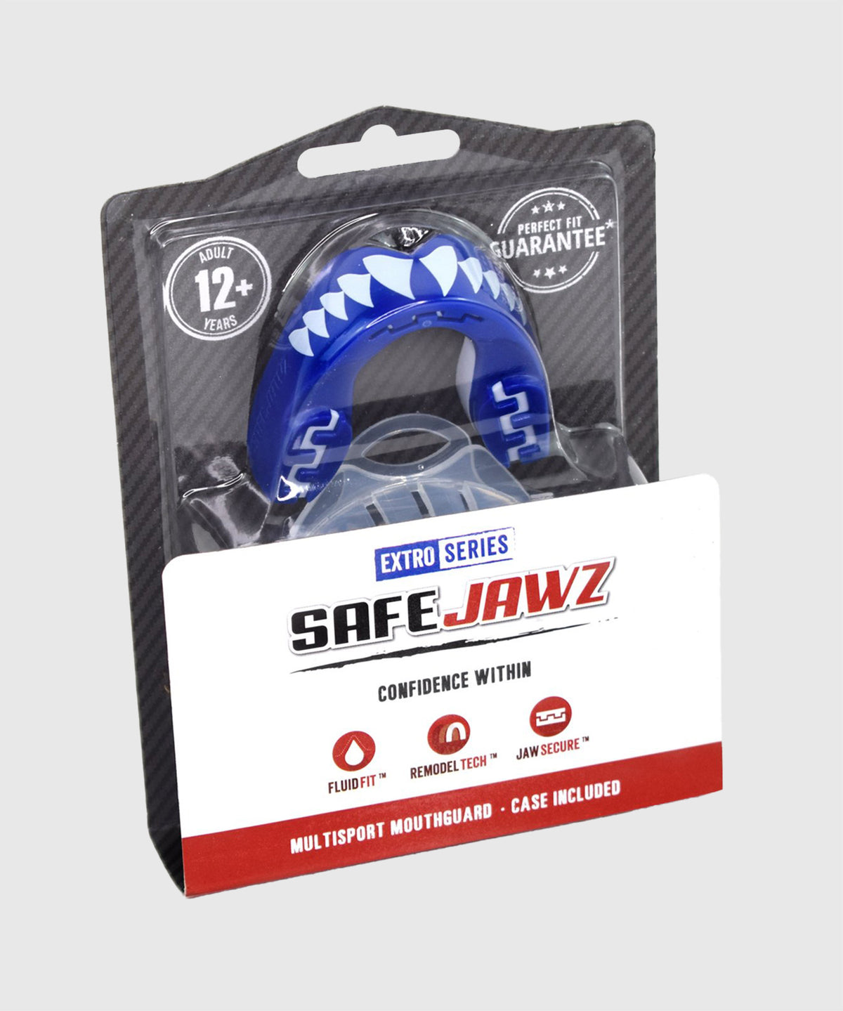 Safejawz Shark Paradenti – Adulto – Blu/Bianco