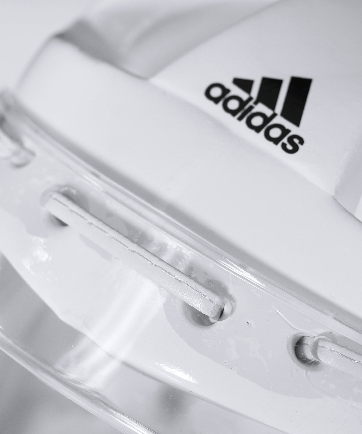 Adidas Taekwondo-Helm mit Visier - Weiß