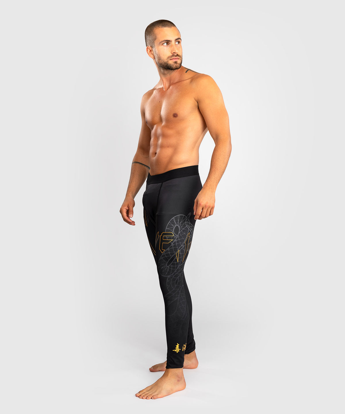 Venum Serpenti Spats - Black/Silver/Gold