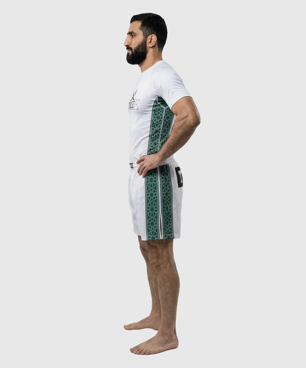 TYCE CULTURE OF WAR Saladino Rashguard da Grappling - Bianco