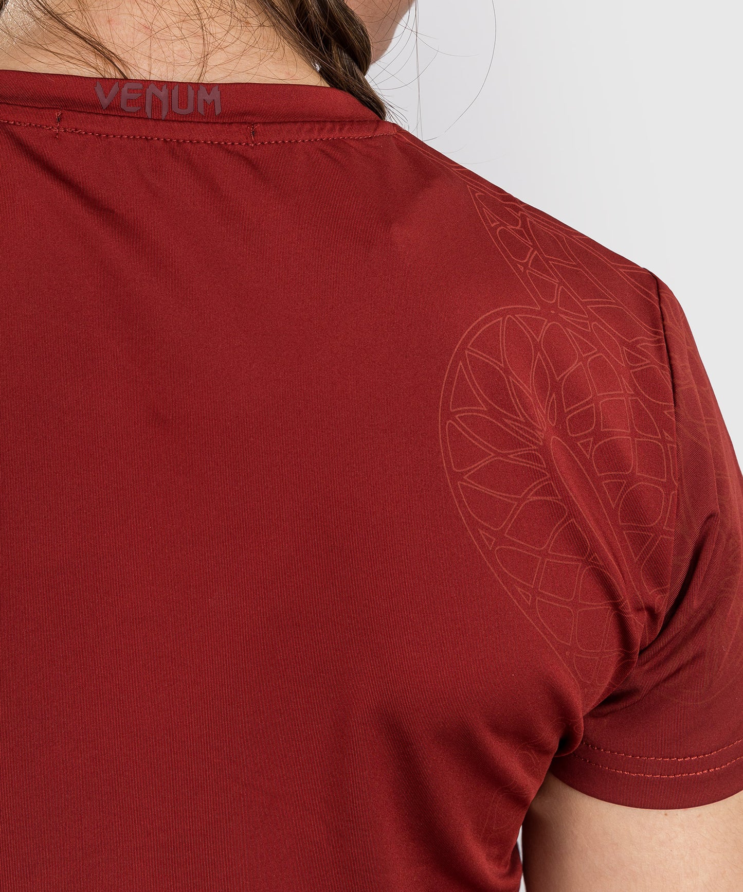 Venum Serpenti Camiseta Dry-Tech para Mujer – Burdeos/Marfil