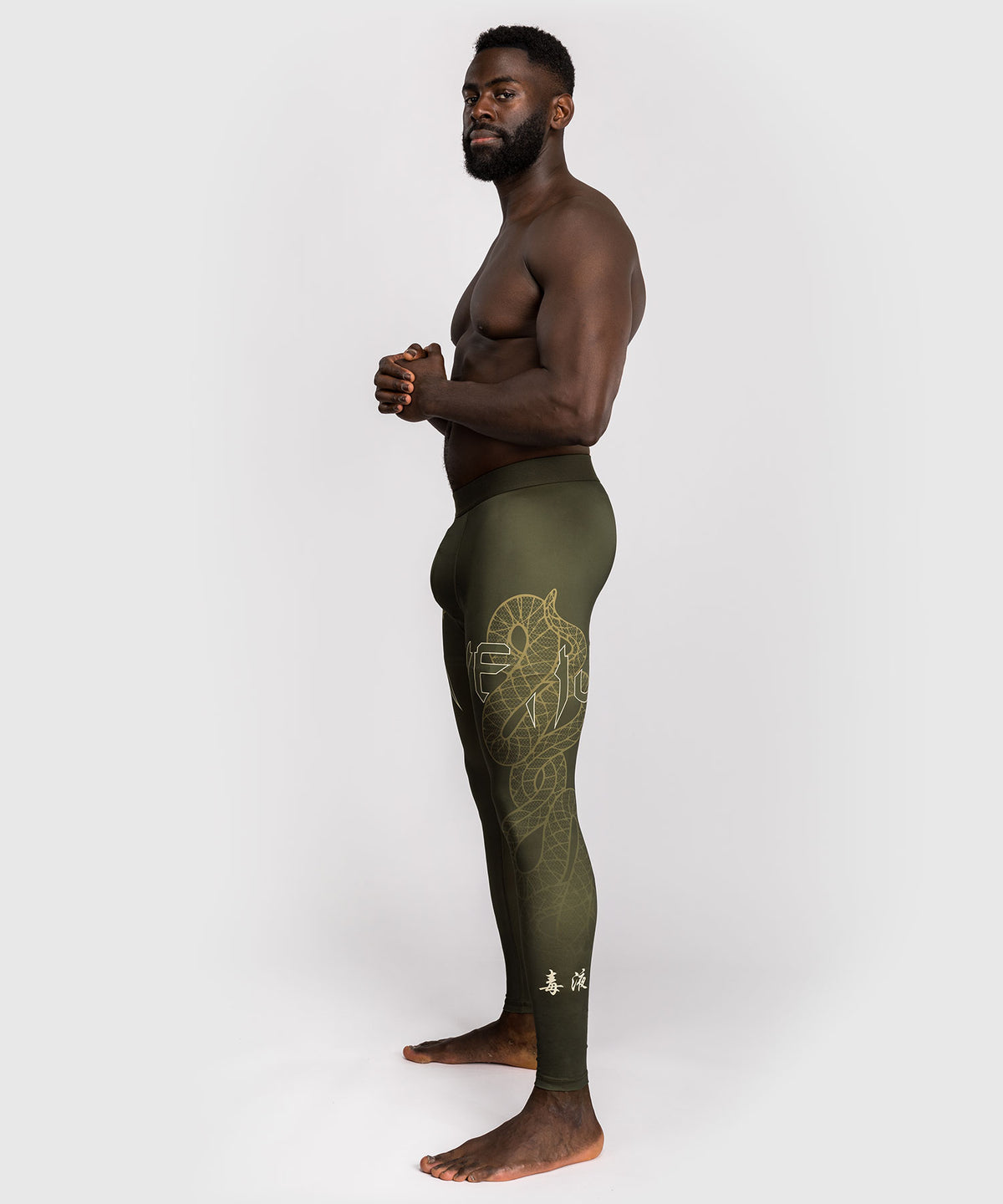 Venum Serpenti Pantaloni Compressivi – Kaki/Bronzo/Ivory