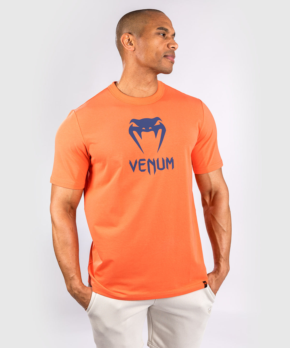 T-Shirt Venum Classic - Orange/Bleu marine
