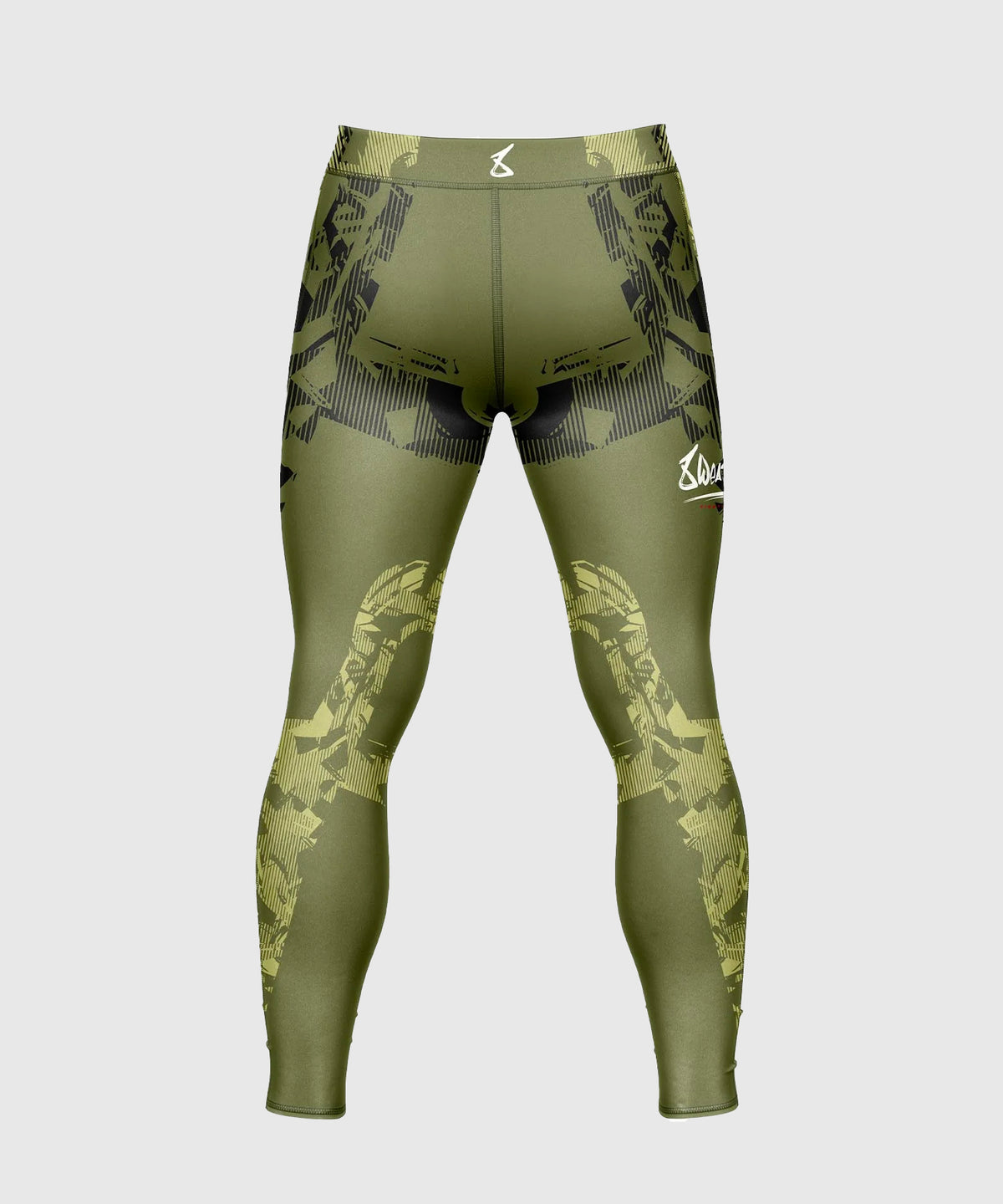 8 Weapons Hit 2.0 Pantalones de Compresión - Oliva