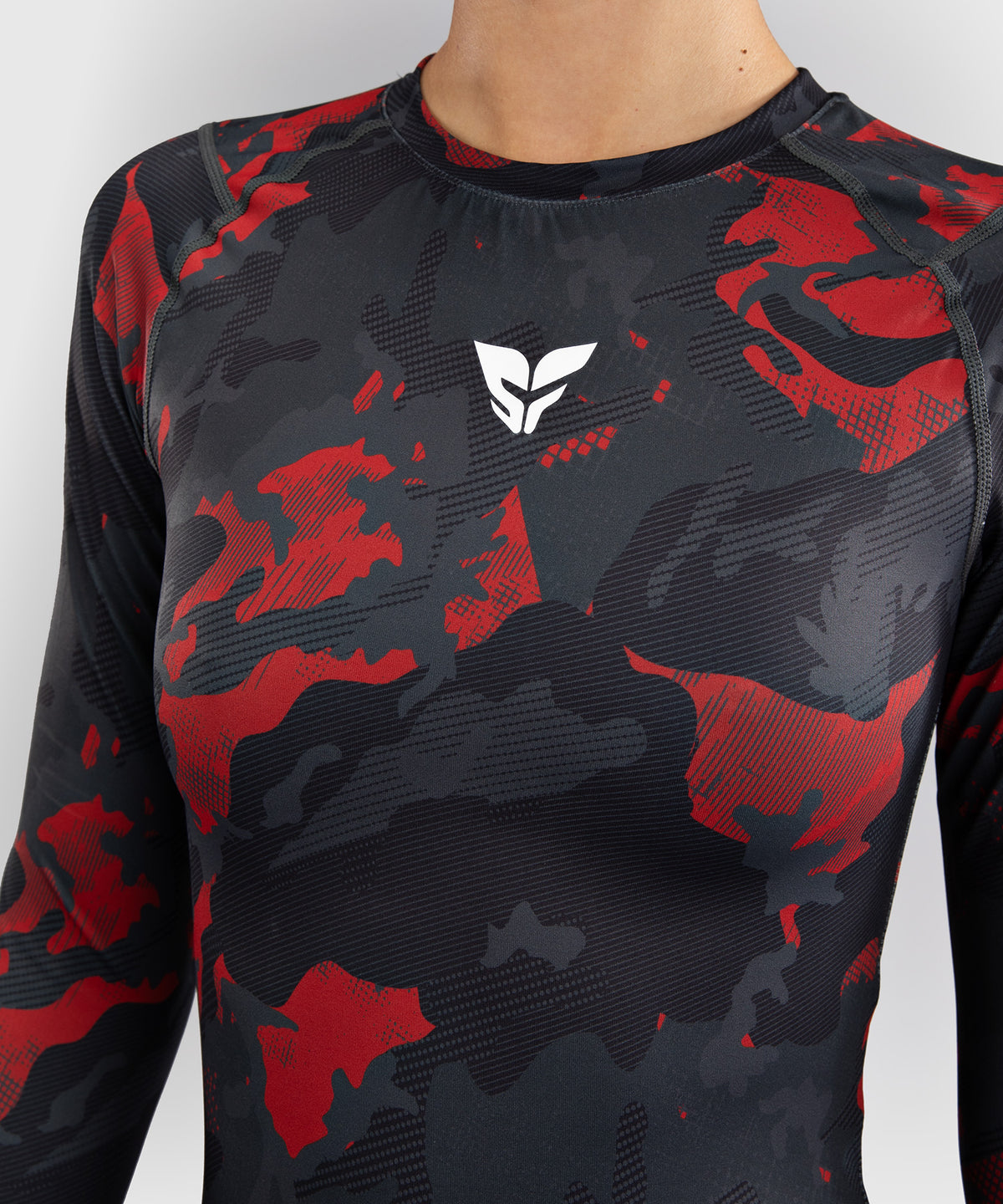 Rashguard pour Femmes Venum x Sophia Rose - Urban Red Camo