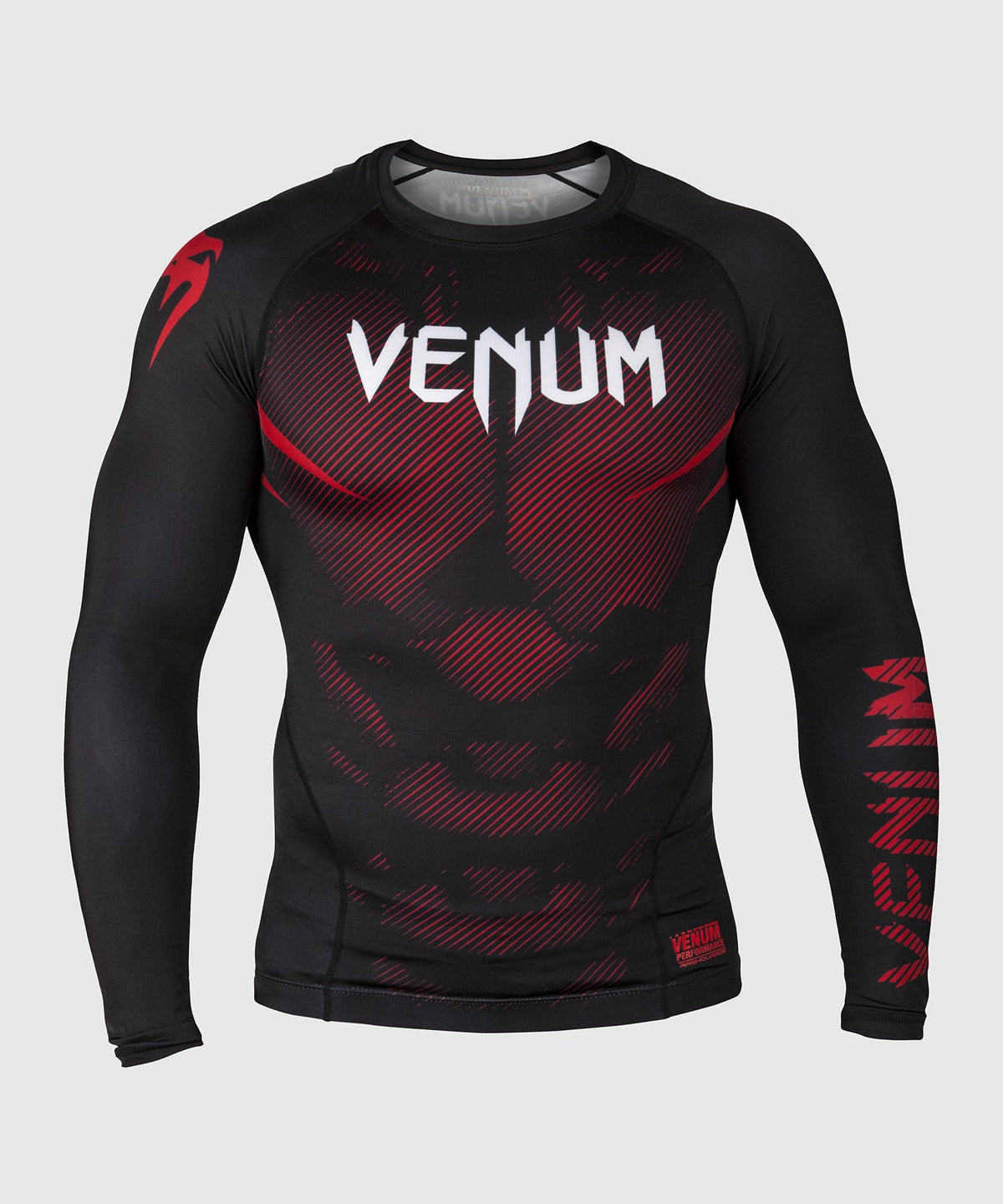 Venum NoGi 2.0 Rashguard - IBJJF zugelassene Langarm - Schwarz