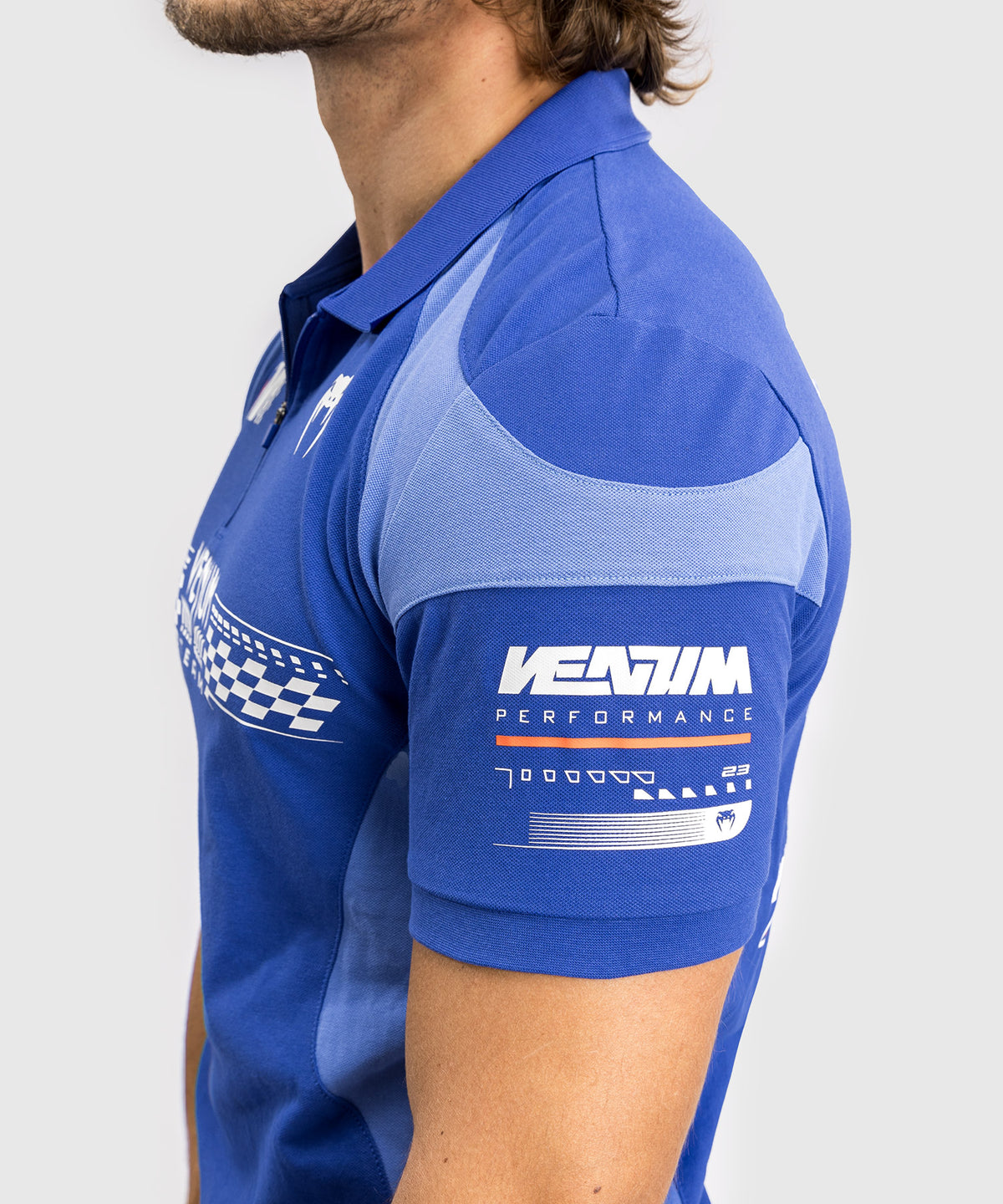 Venum Motorsport Baumwoll-Polo - Königsblau
