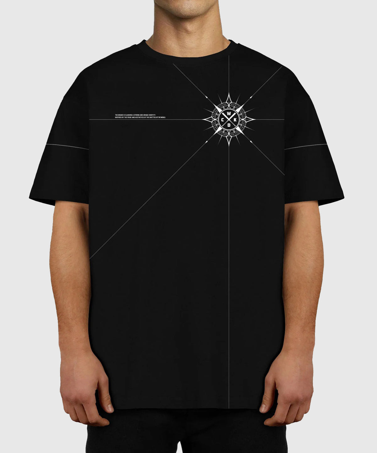 Wicked One Oversize Compass Training T-shirt - Black