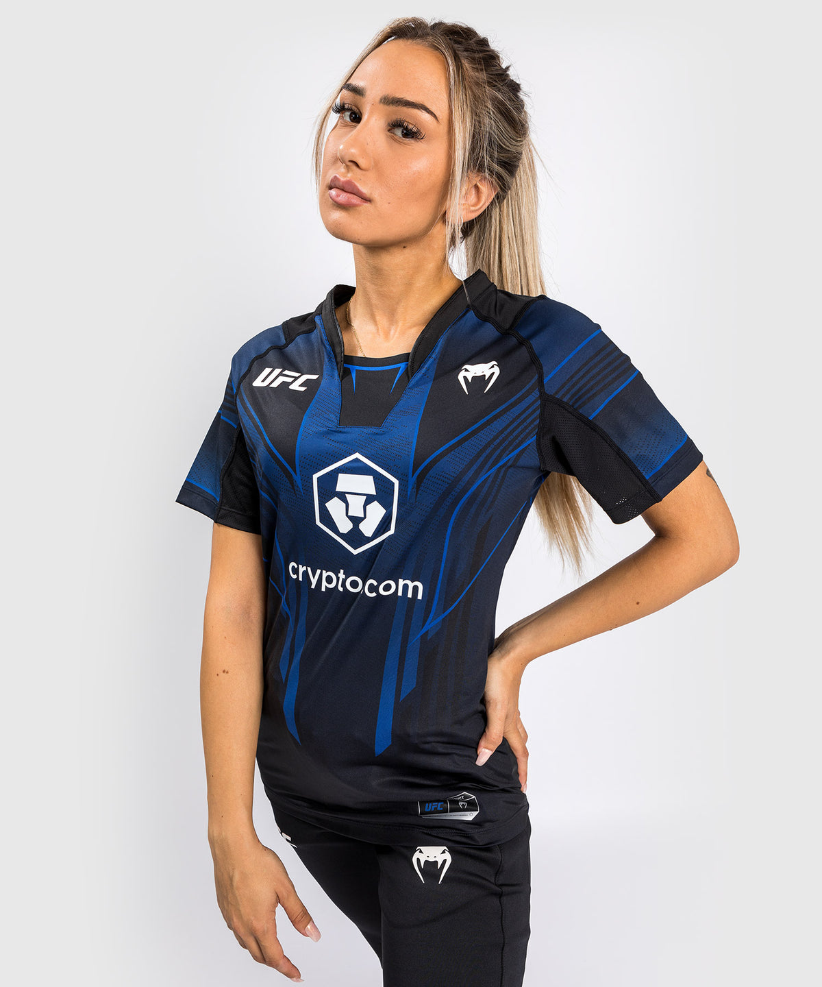 UFC Venum Authentic Fight Night 2.0 Walkout-Trikot für Frauen – Midnight Edition