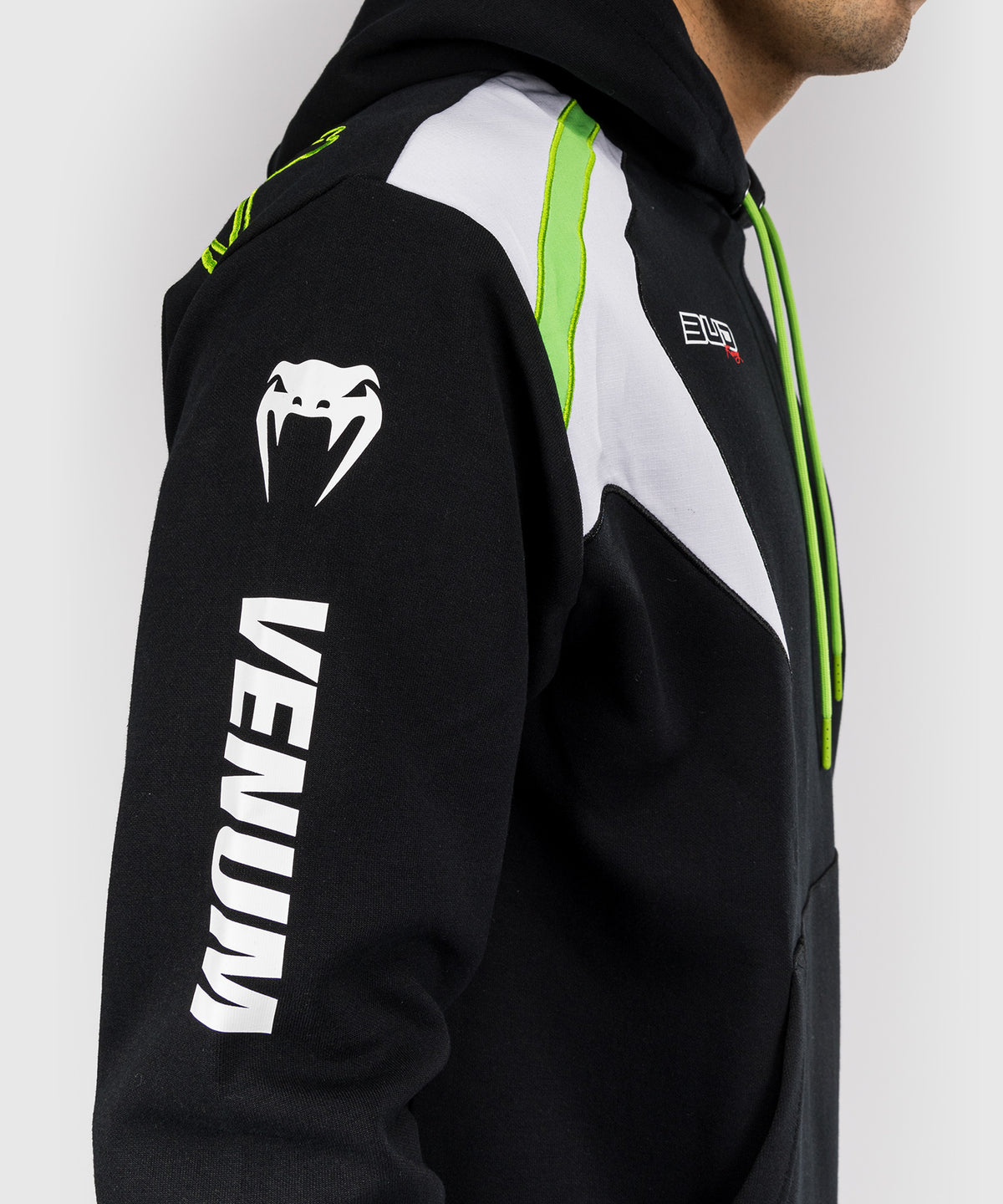 Venum x Bud Racing Felpa con cappuccio Uomo - Nero/Bianco/Verde lime