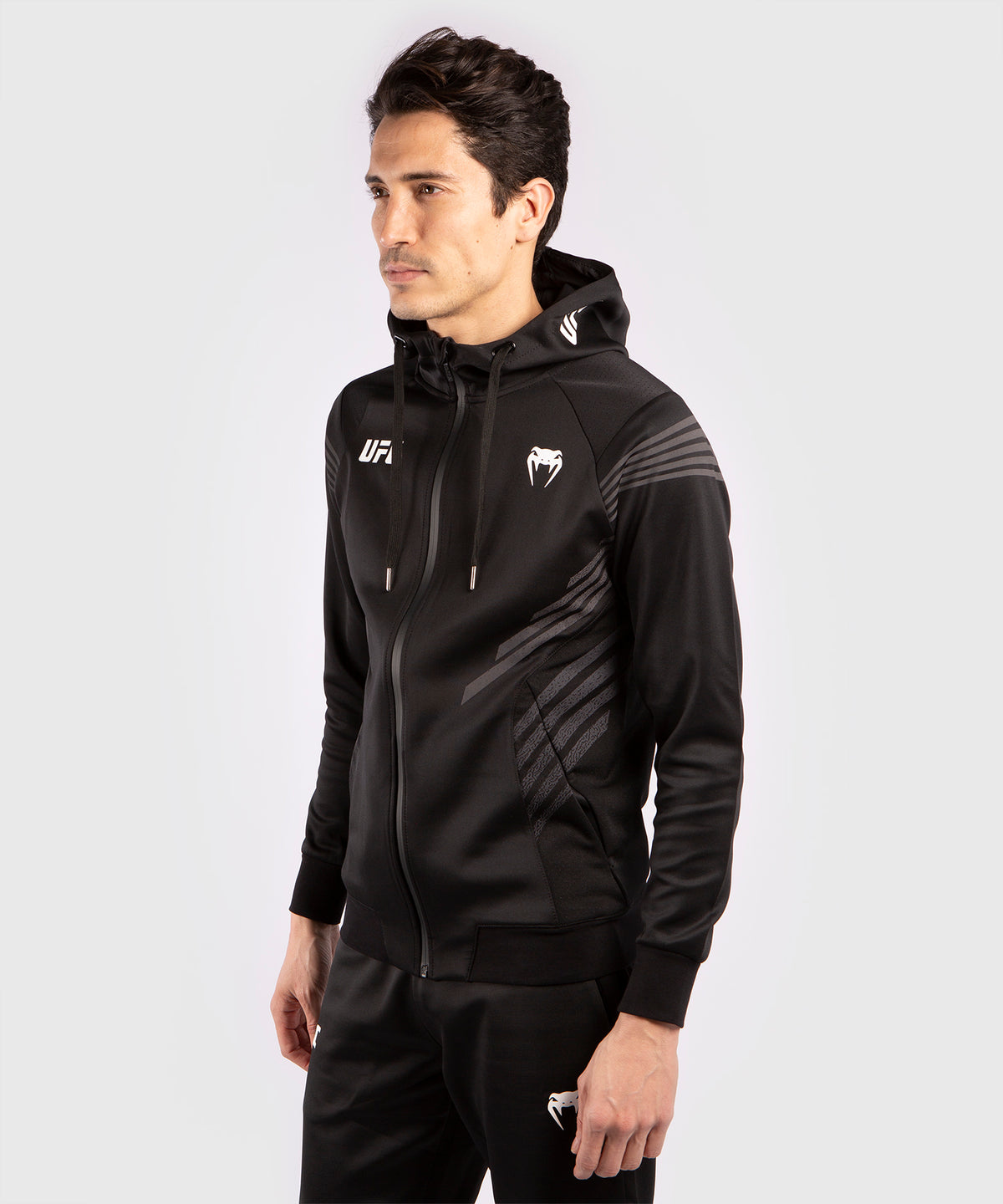 Felpa Con Cappuccio Uomo UFC Venum Pro Line - Nero