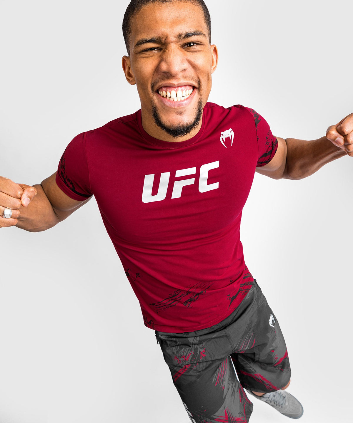 T-Shirt UFC Venum Authentic Fight Week 2.0 - Manches Courtes - Rouge