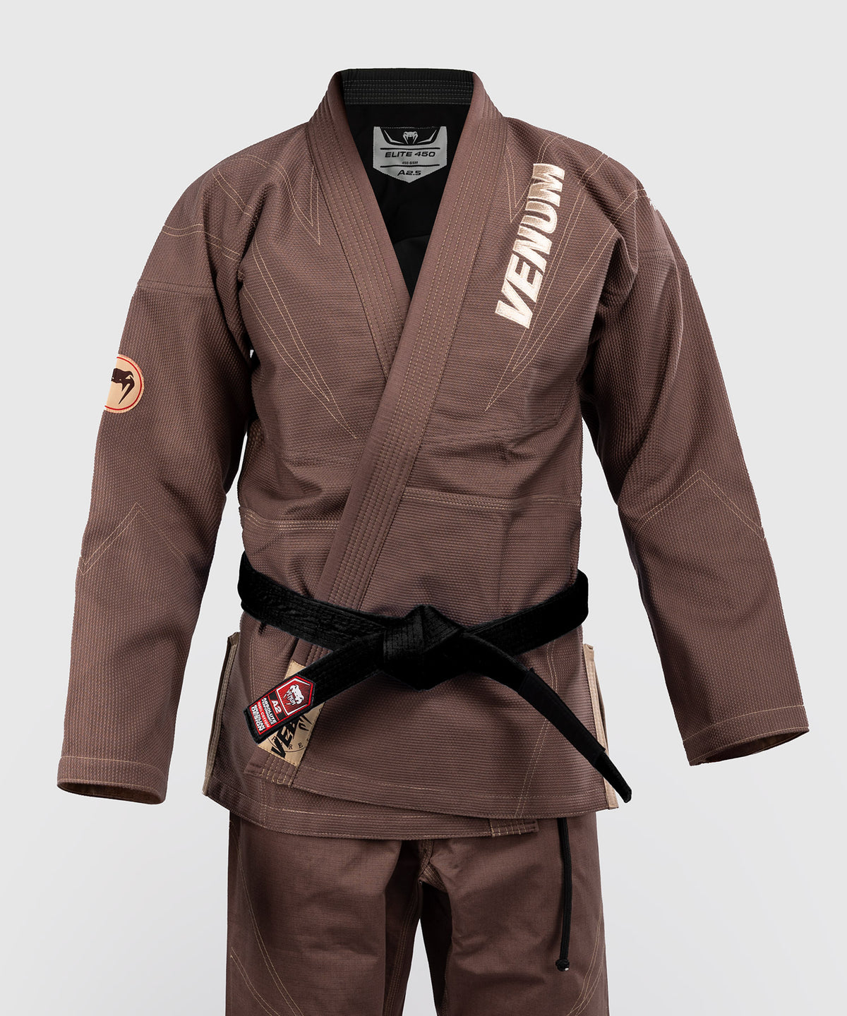 Venum Elite 5.0 Brazilian Jiu Jitsu Gi (450 gsm) - Schokoladenbraun