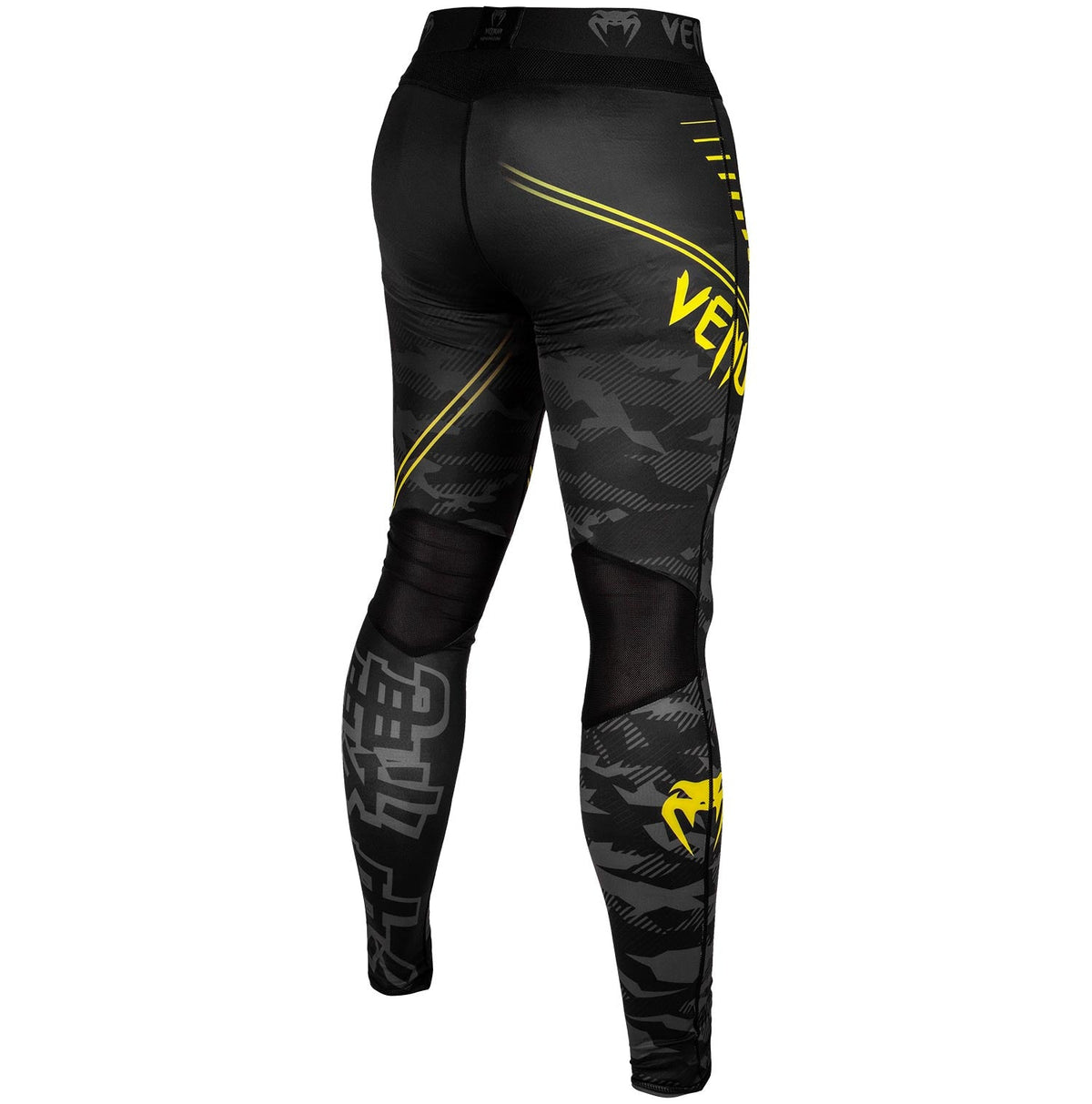Venum Okinawa 2.0 Compression Pants - Black/Yellow
