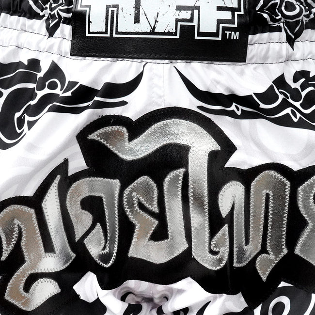 Tuff Retro Style The Great Hongsa Muay Thai Shorts - Weiß