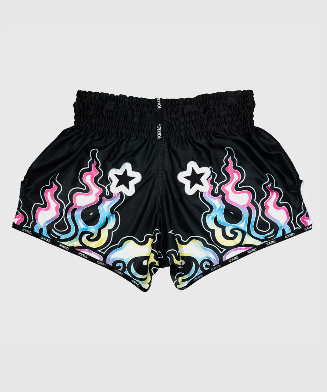 Yokkao Flames Muay Thai Shorts - Schwarz