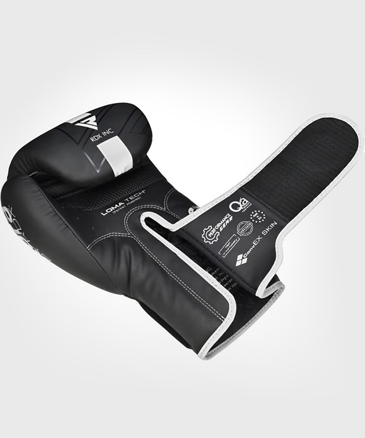 RDX F6 Kara Boxing Gloves - Black/White