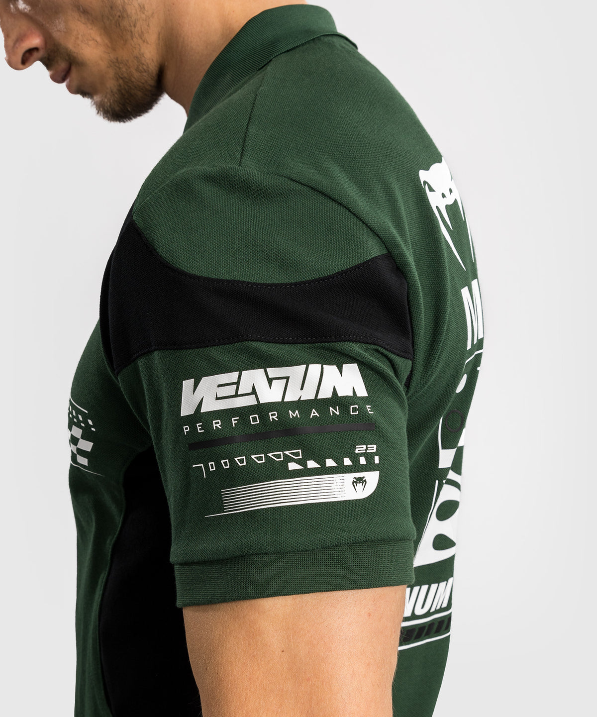 Venum Motorsport Polo in Cotone - Verde Profondo