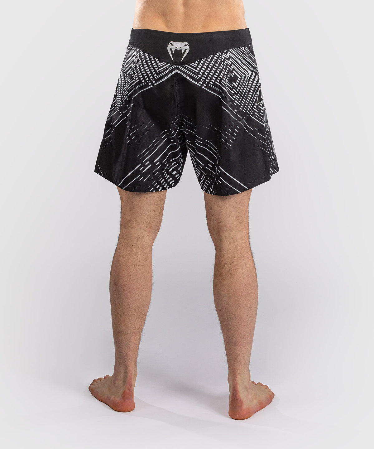 Venum Midnight Fury Fightshorts – Schwarz/Grau/Silber