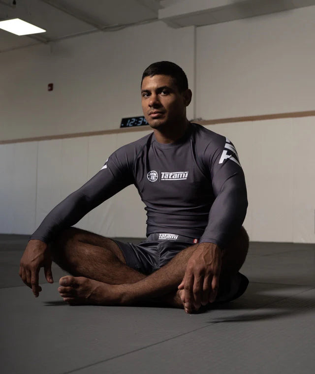 T-Shirt De Compression Impact Manches Longues Tatami Fightwear - Gris
