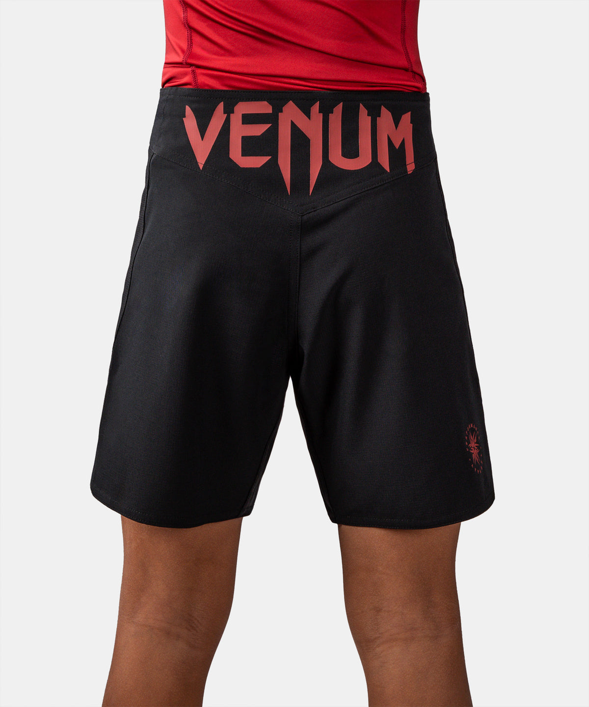 Venum Attack Pantaloncini da Combattimento per Bambini - Nero/Rosso