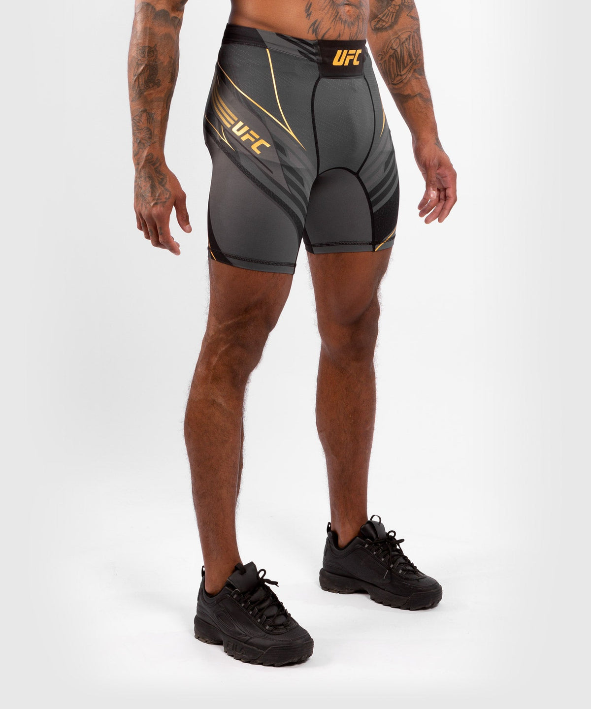 Men's UFC Venum Authentic Fight Night Compression Short - Long Cut - Champion