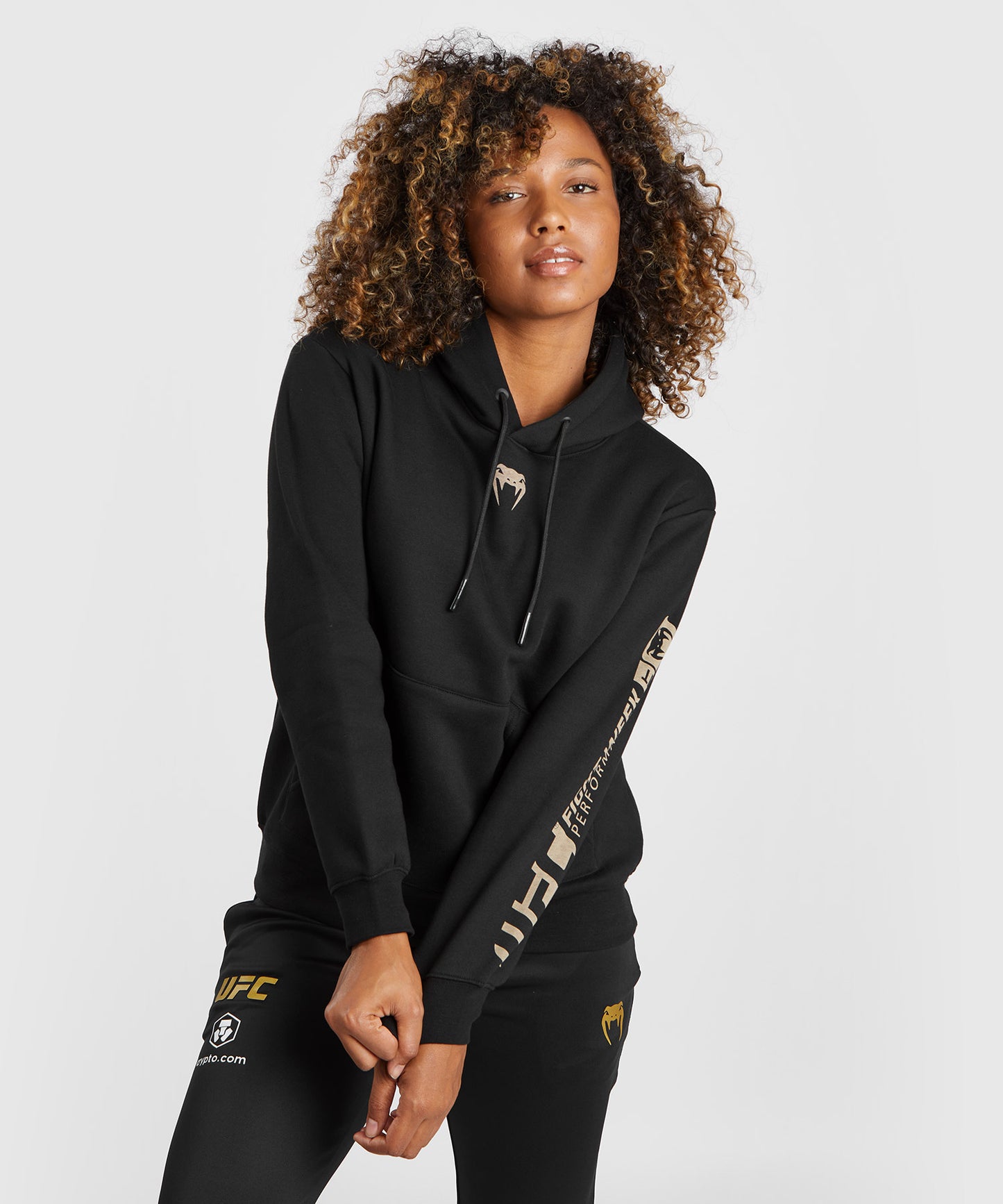 UFC Adrenaline by Venum Fight Week Pullover Hoodie für Frauen - Schwarz