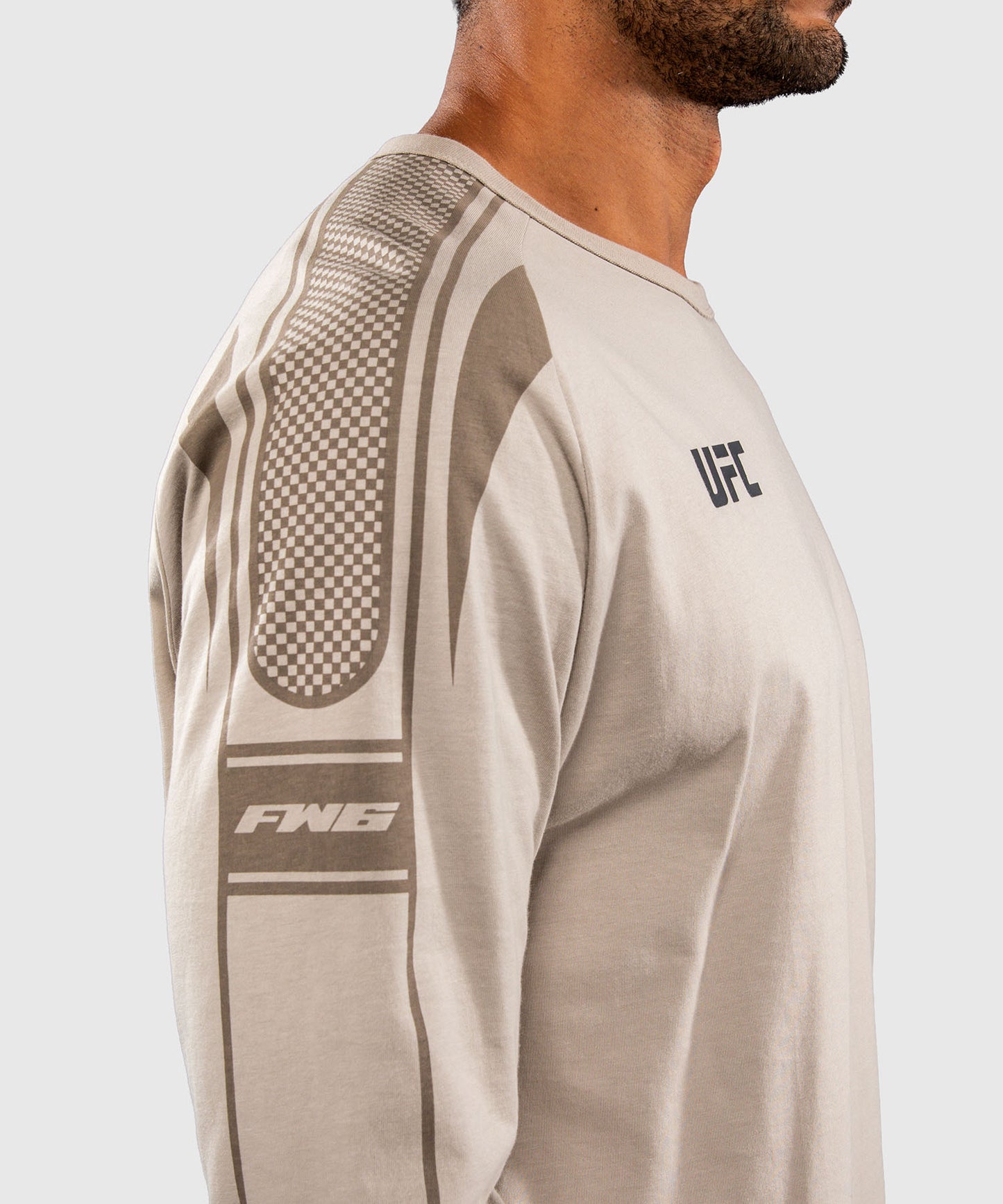 Venum UFC Unity by Venum Authentic Fight Week Men's Long Sleeve T-Shirt - Sand