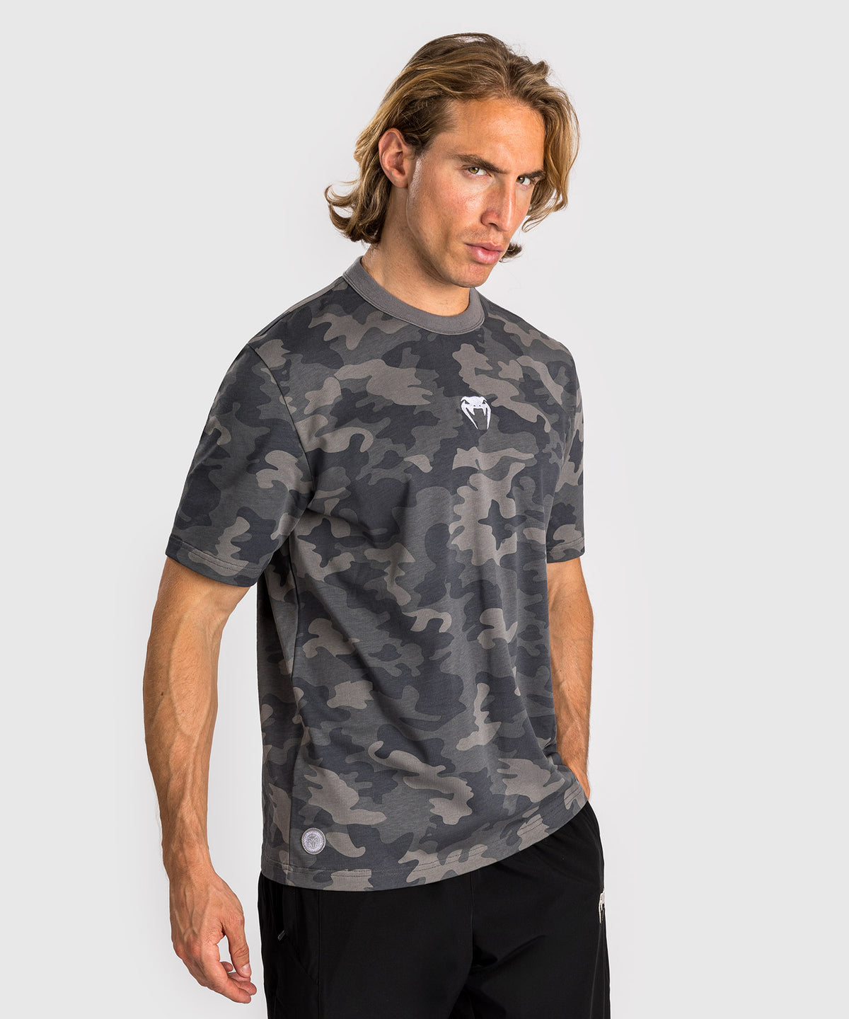 Venum Vortex XL Herren T-Shirt - Anthrazit Camo