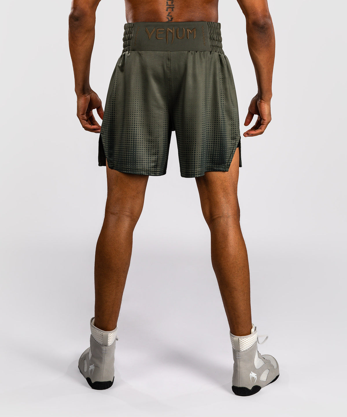 Short de Boxe Venum Stealth – Kaki/Vert Foncé